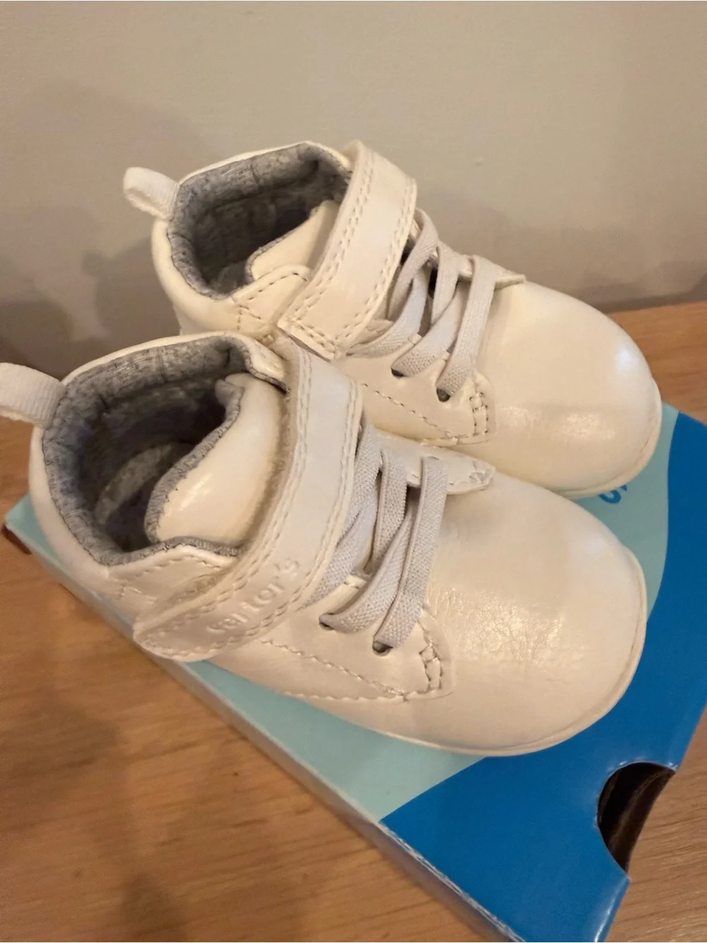 Stride Rite White Toddler Walker Shoe